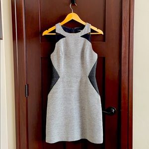 Banana republic black and white dress